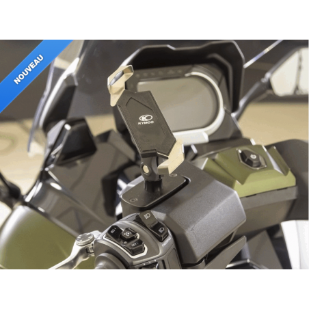 Support Téléphone Moto Pour Kymco MAXSYM TL 508 – Rotatif 360°, Anti-vibrations, Fixation Guidon/rétro
